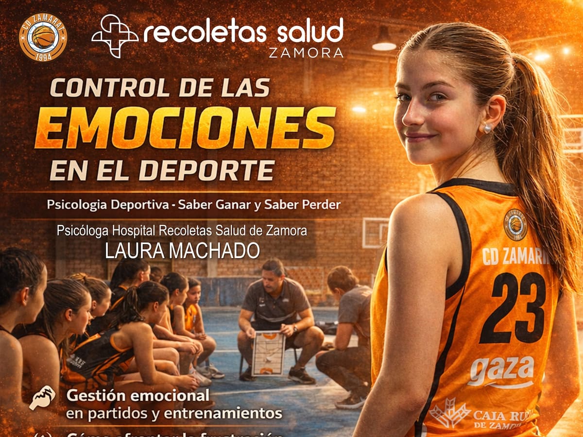 El Recoletas Zamora impulsa una charla sobre psicología deportiva y control emocional en el deporte