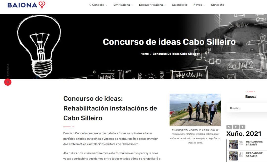Concurso de ideas Cabo Silleiro
