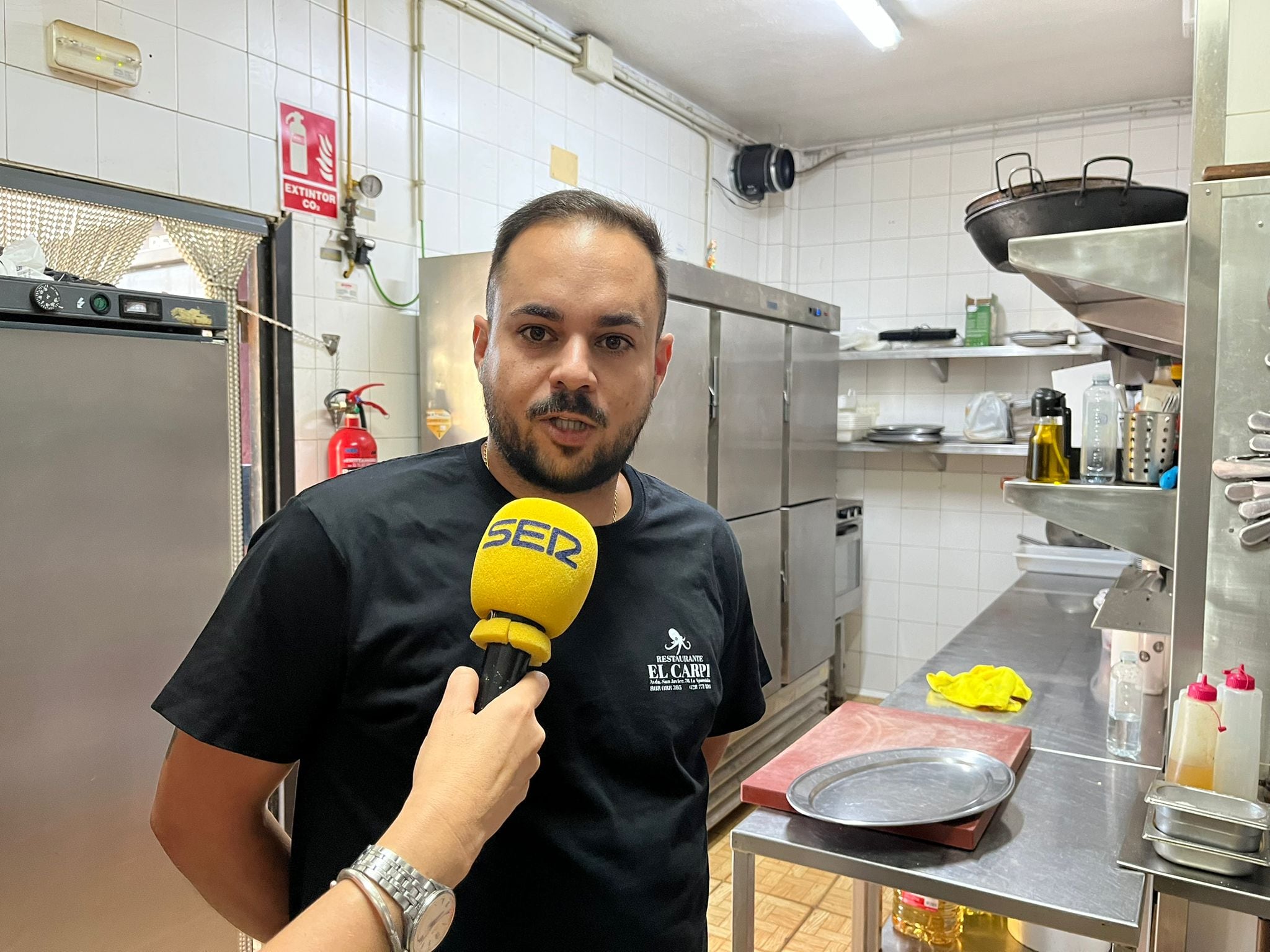 Pulpo a la cartagenera en el restaurante El Carpi