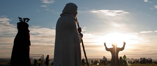 Celebración anual del solsticio de verano en Stonehenge