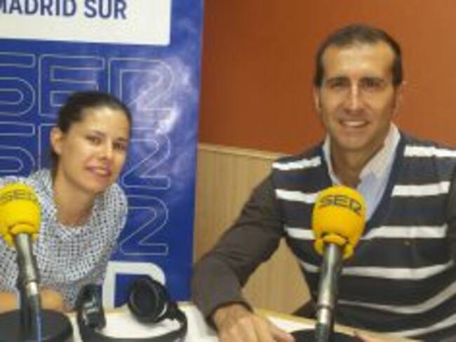 Marina Vázquez y Sergio Pablos, durante la entrevista en 'Hoy por Hoy'