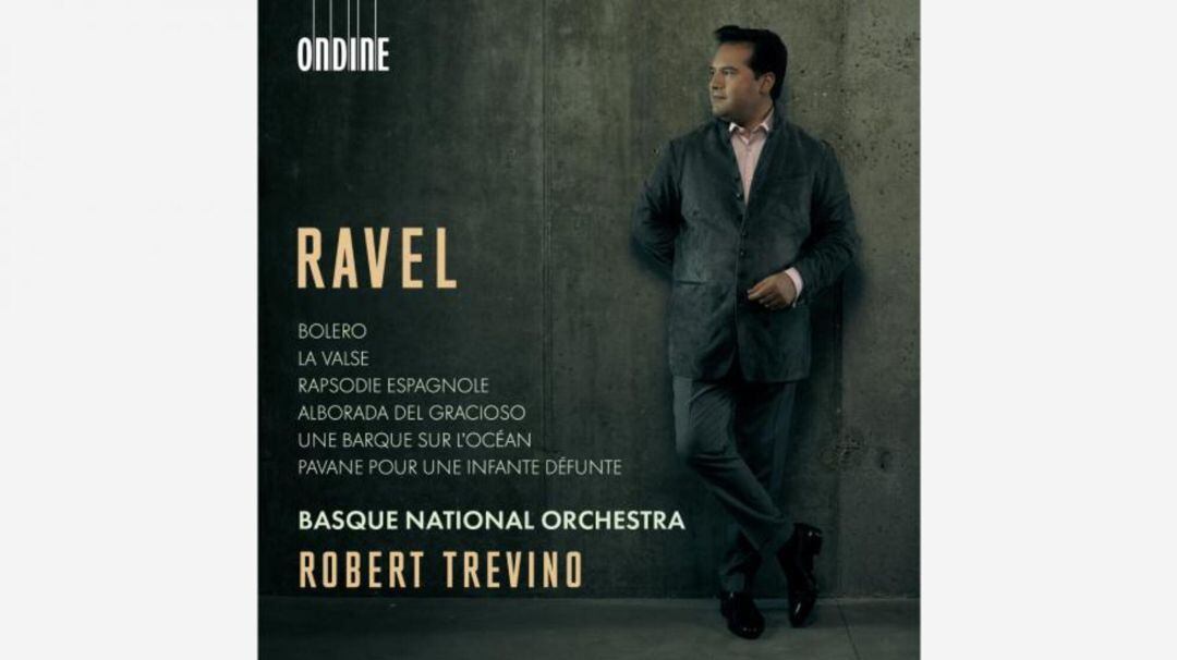 Portada del disco dedicado a Maurice Ravel.