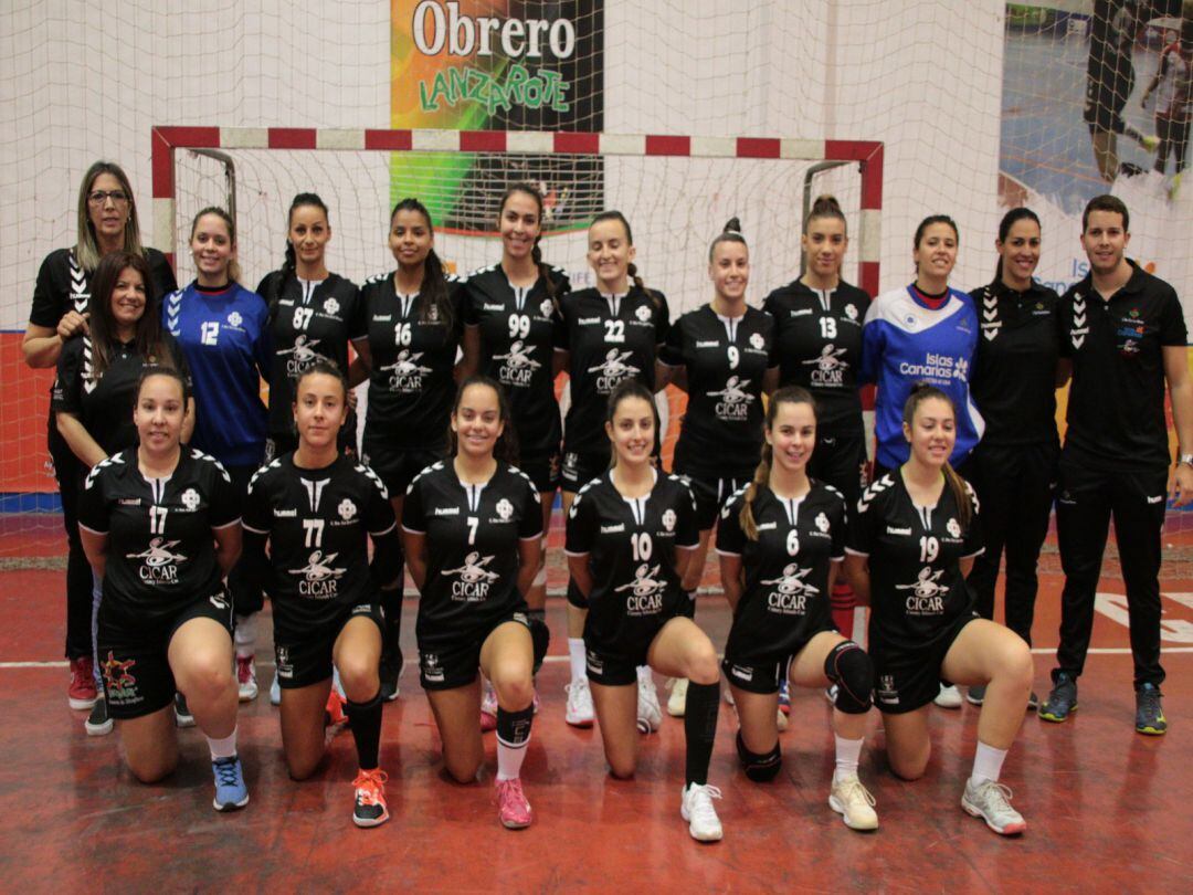 Plantilla del San José Obrero femenino de la temporada 2019-2020.