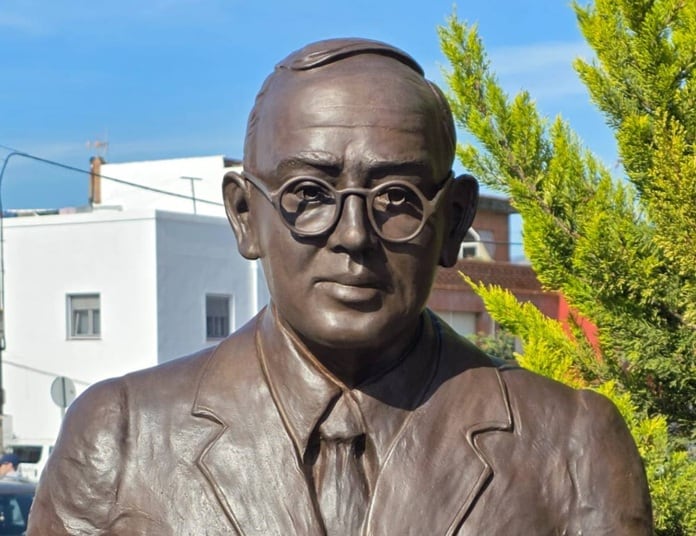 Imagen del busto restaurado