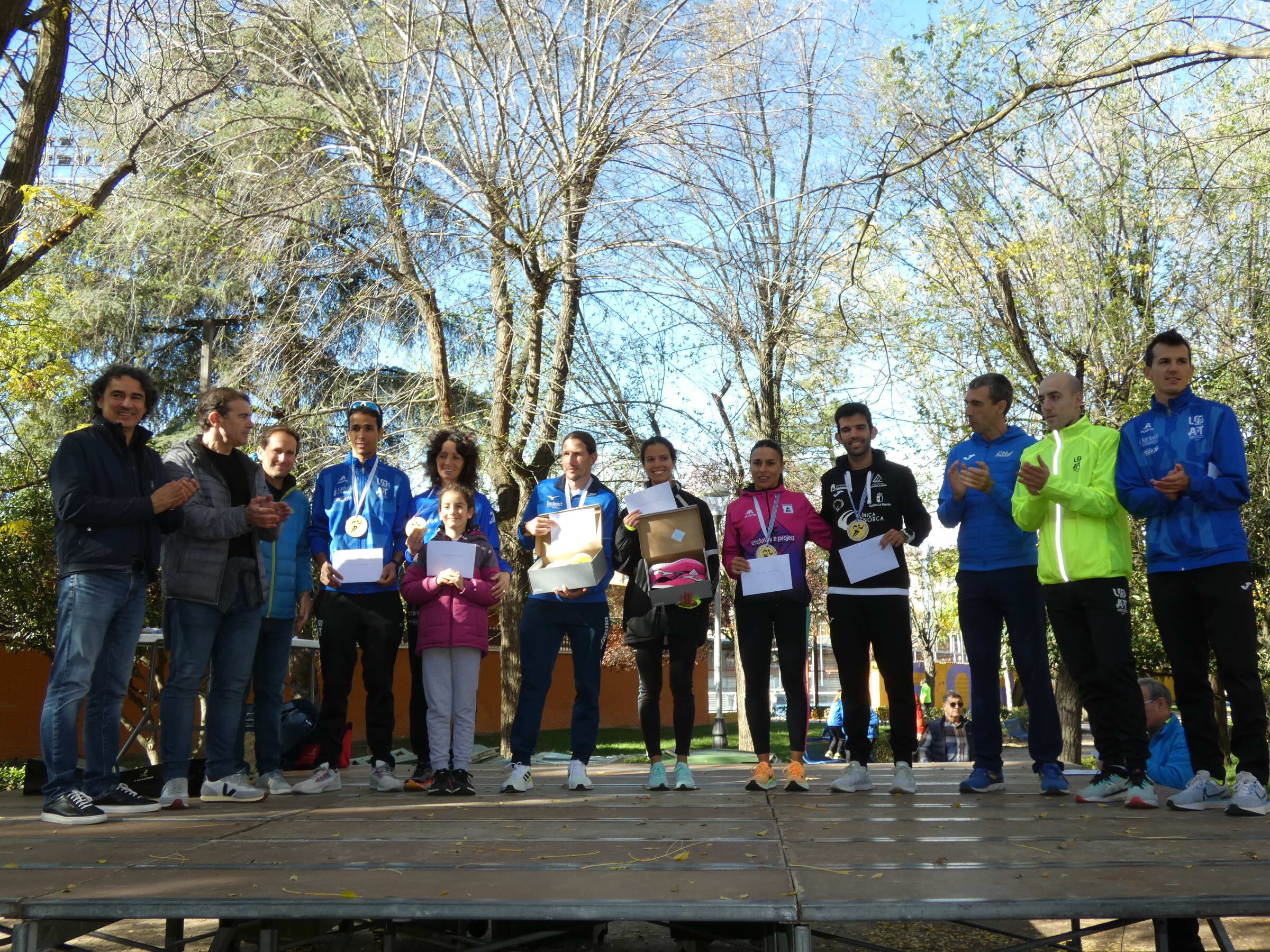 Ganadores de la Media Maratón disputada en Talavera este domingo