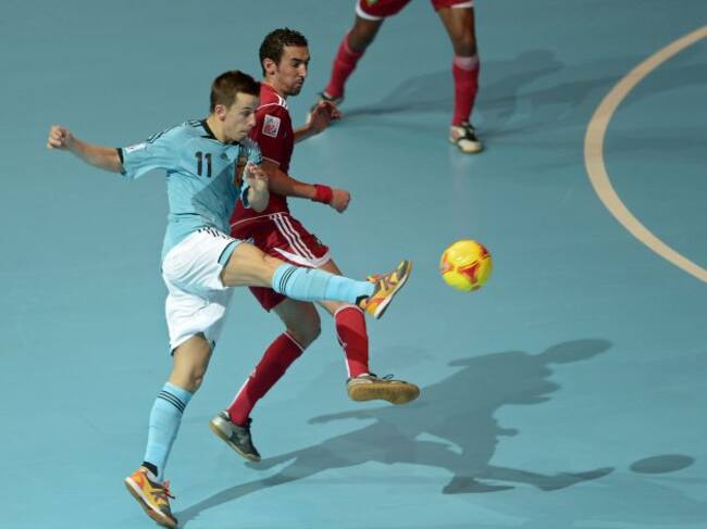Lin, en un partido con la selección española