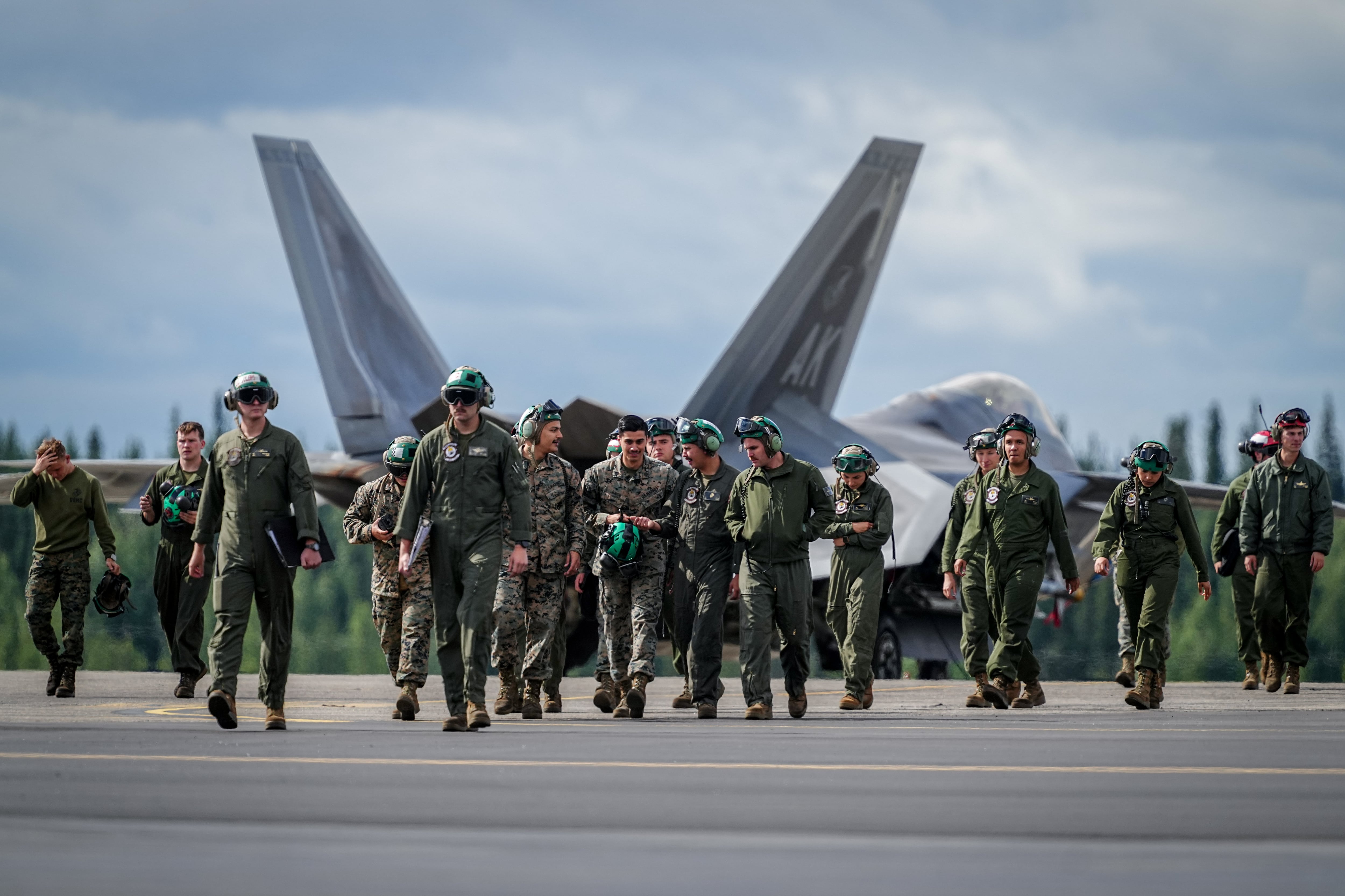 Militares de la OTAN durante unas maniobras el pasado mes de julio en Estados Unidos