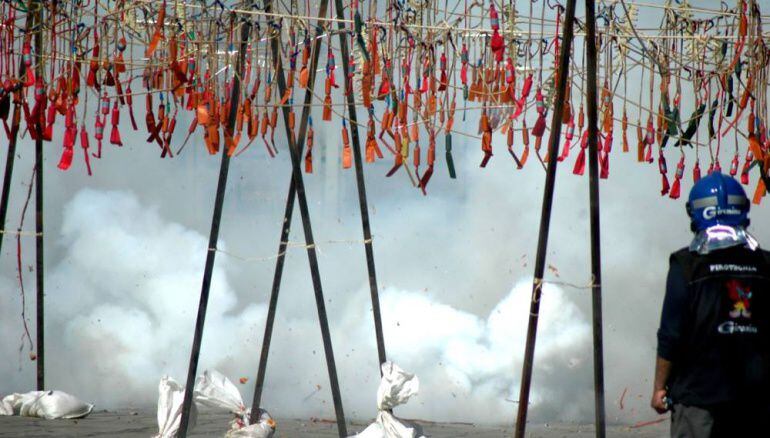 Pirotecnias casi desconocidas en las Fallas