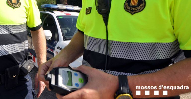 Imatge d'un control d'alcoholèmia.