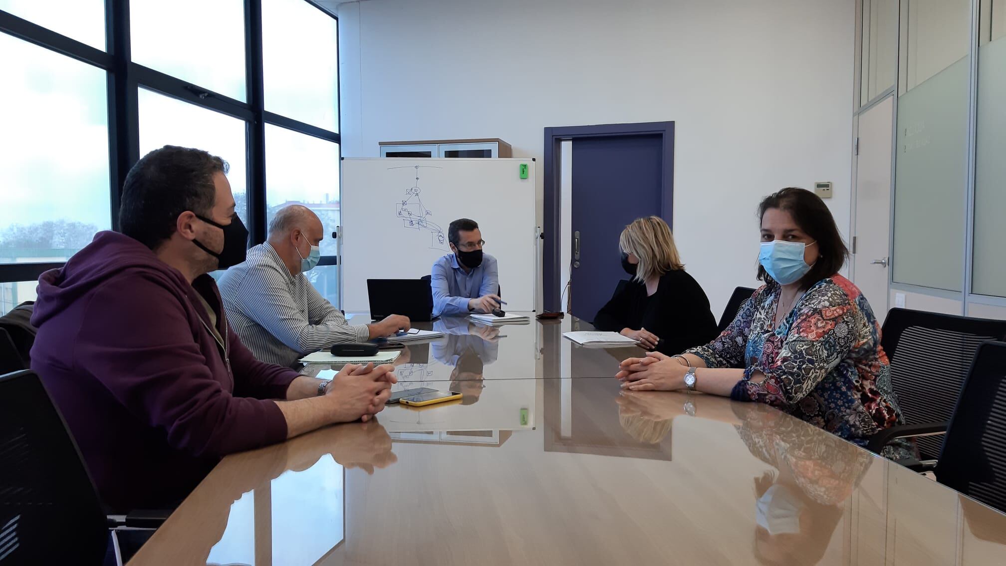 Un momento de la reunión