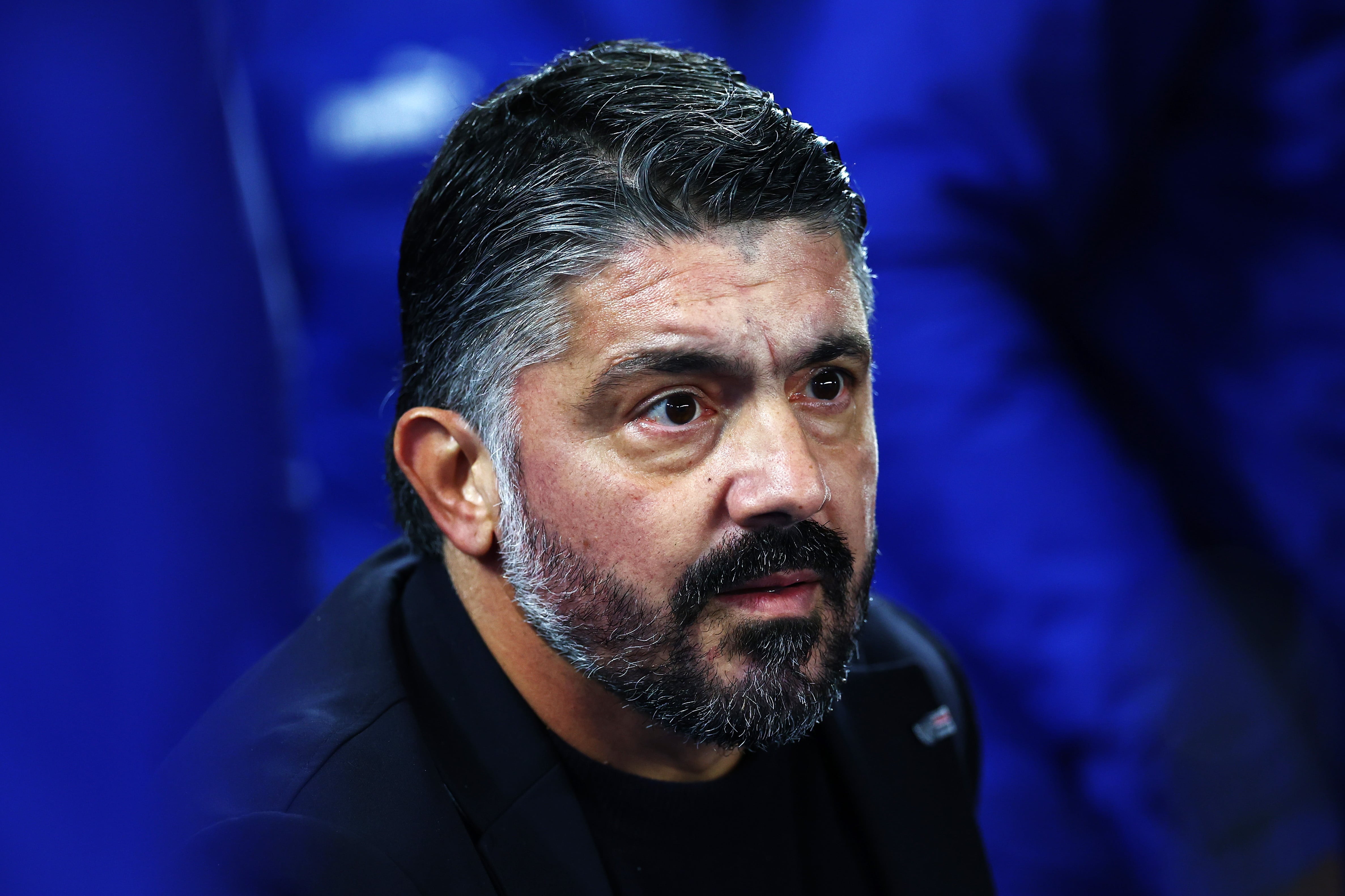 Gennaro Gattuso, durante un partido del Olympique de Marsella