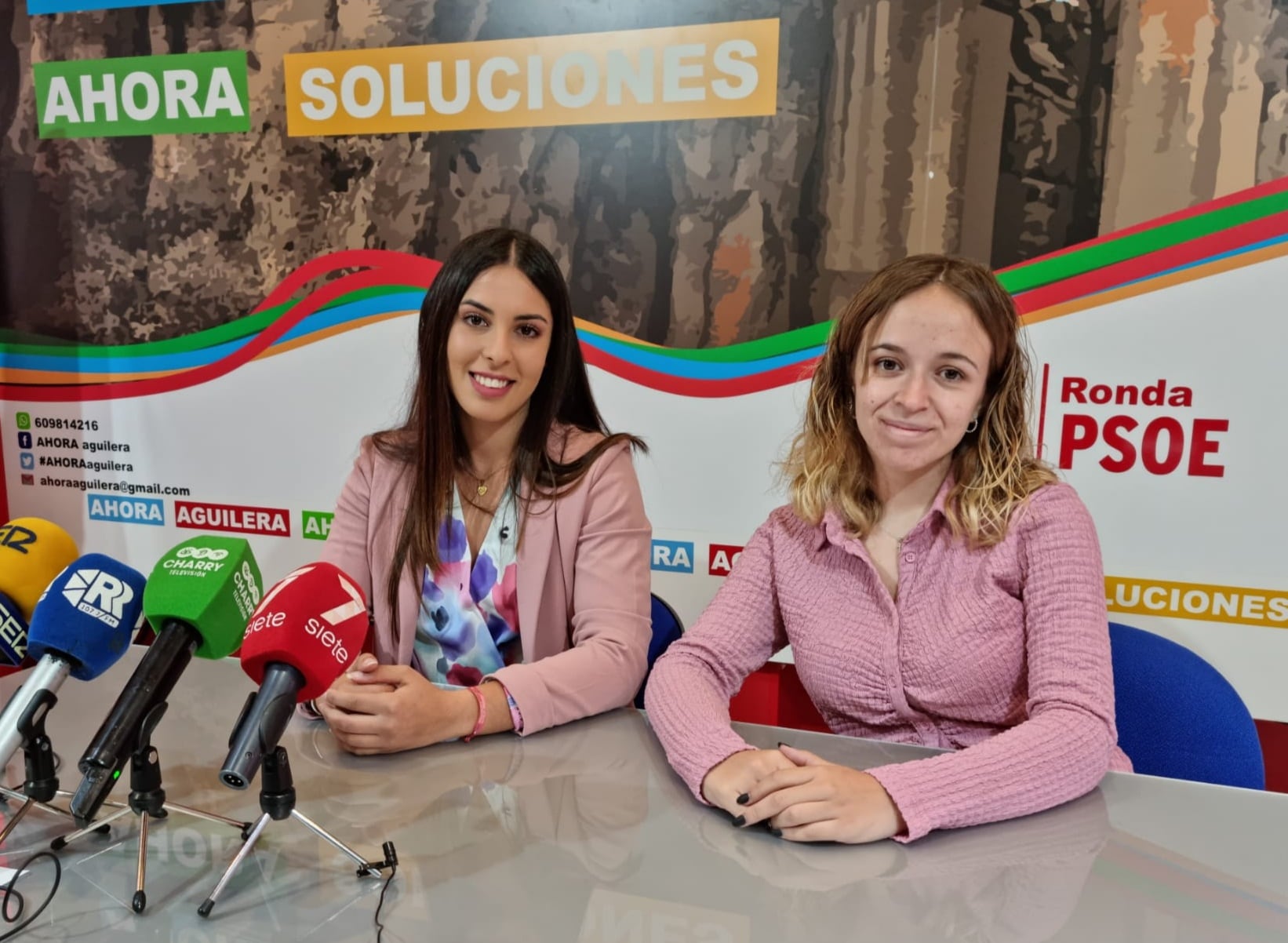 Carolina Orozco y Nerea Marín, en su intervención ante la prensa este martes