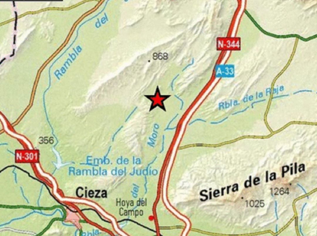 Cieza registra un terremoto de 2,7 grados sin daños 