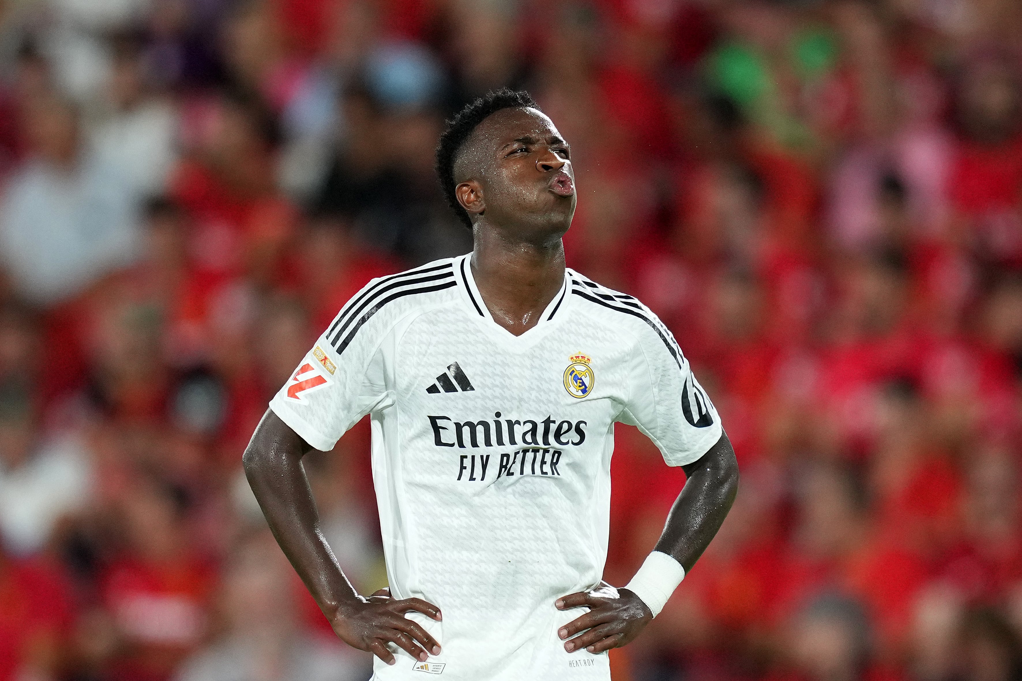 Vinicius Júnior, durante su último partido en RCD Mallorca