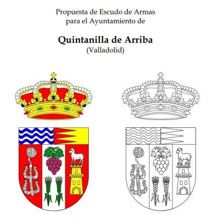 El escudo de Quintanilla de Arriba.