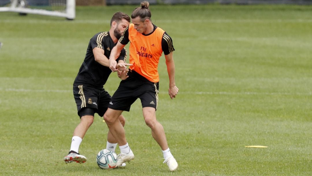 Bale, durante un entrenamiento del Real Madrid