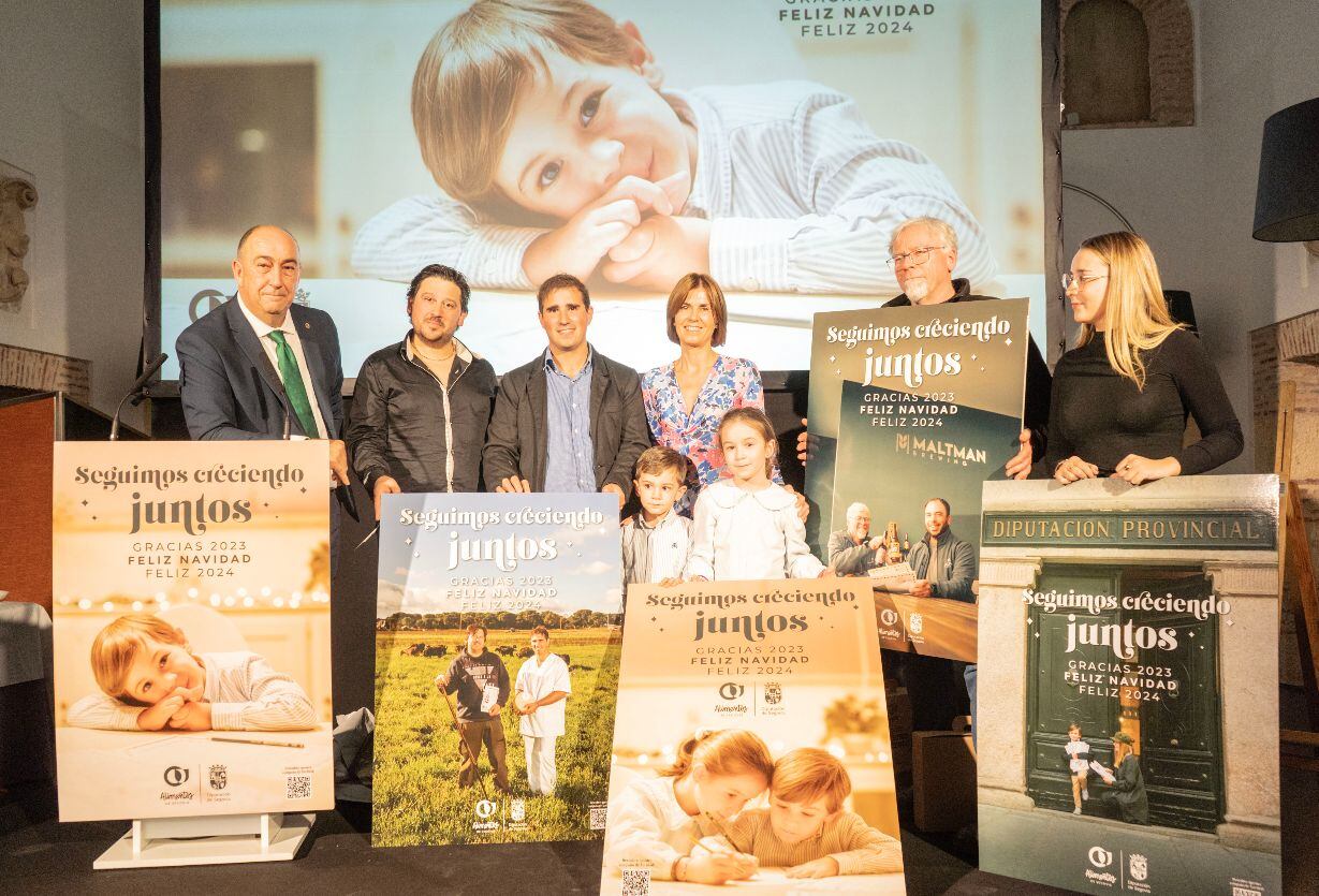 La nueva campaña de Navidad de Alimentos de Segovia anima a  “seguir creciendo juntos”