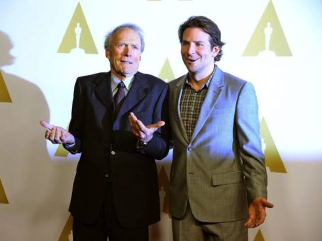 Clint Eastwood y el actor Bradley Cooper