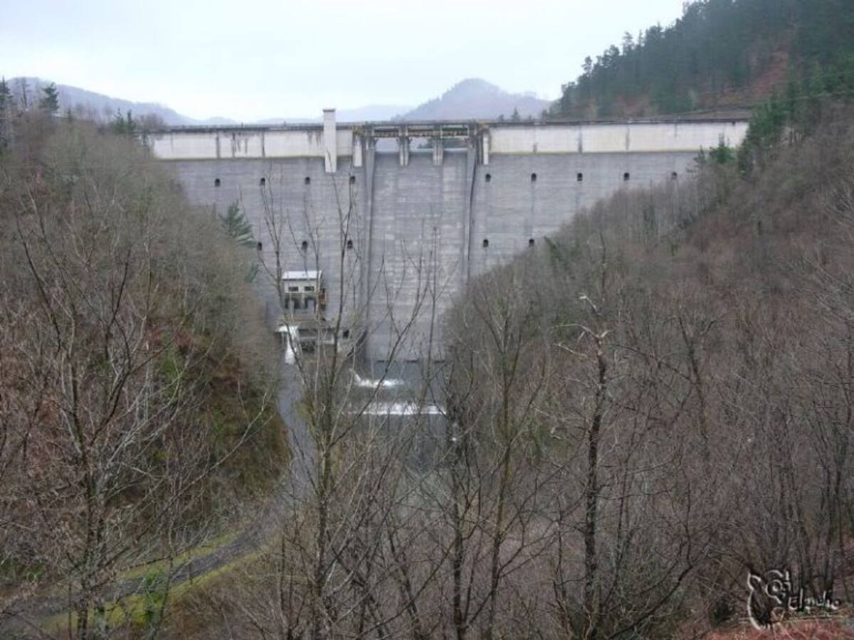 La presa del Añarbe al 97% de su capacidad tras las últimas lluvias