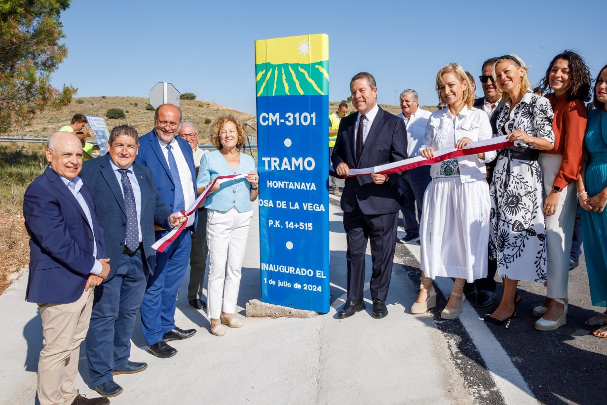 Inauguración de la CM-3101 entre Hotanaya y Osa de la Vega