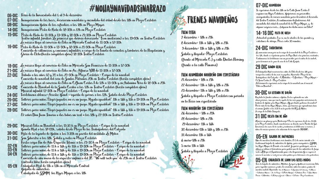 Este viernes se inaugurará el alumbrado en Elda