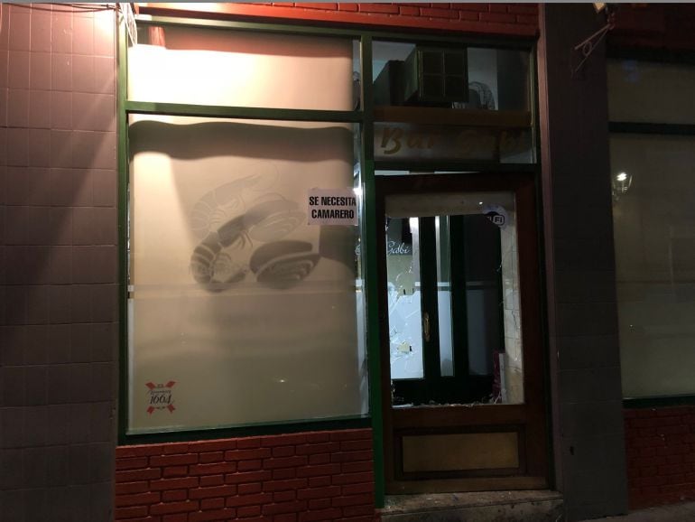 Roban en el Bar Gabi de la Calle Mayor Antigua de Palencia