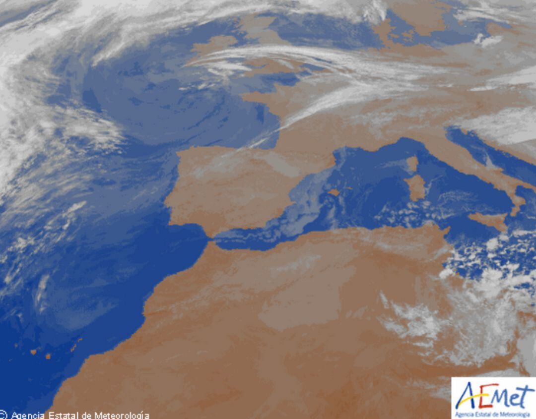 Imagen del satélite Eumetsat