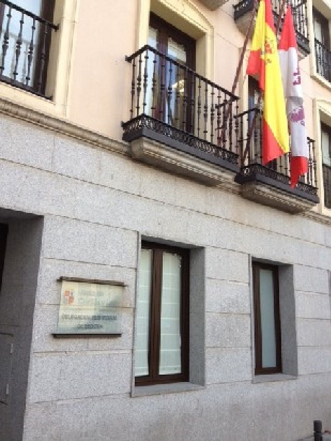 Fachada de la delegación territorial de la Junta