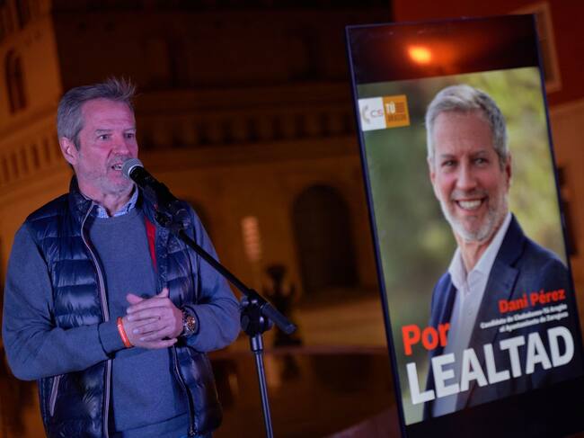 Daniel Pérez Calvo, candidato a la alcaldía de Zaragoza por Ciudadanos en las elecciones municipales de 2023