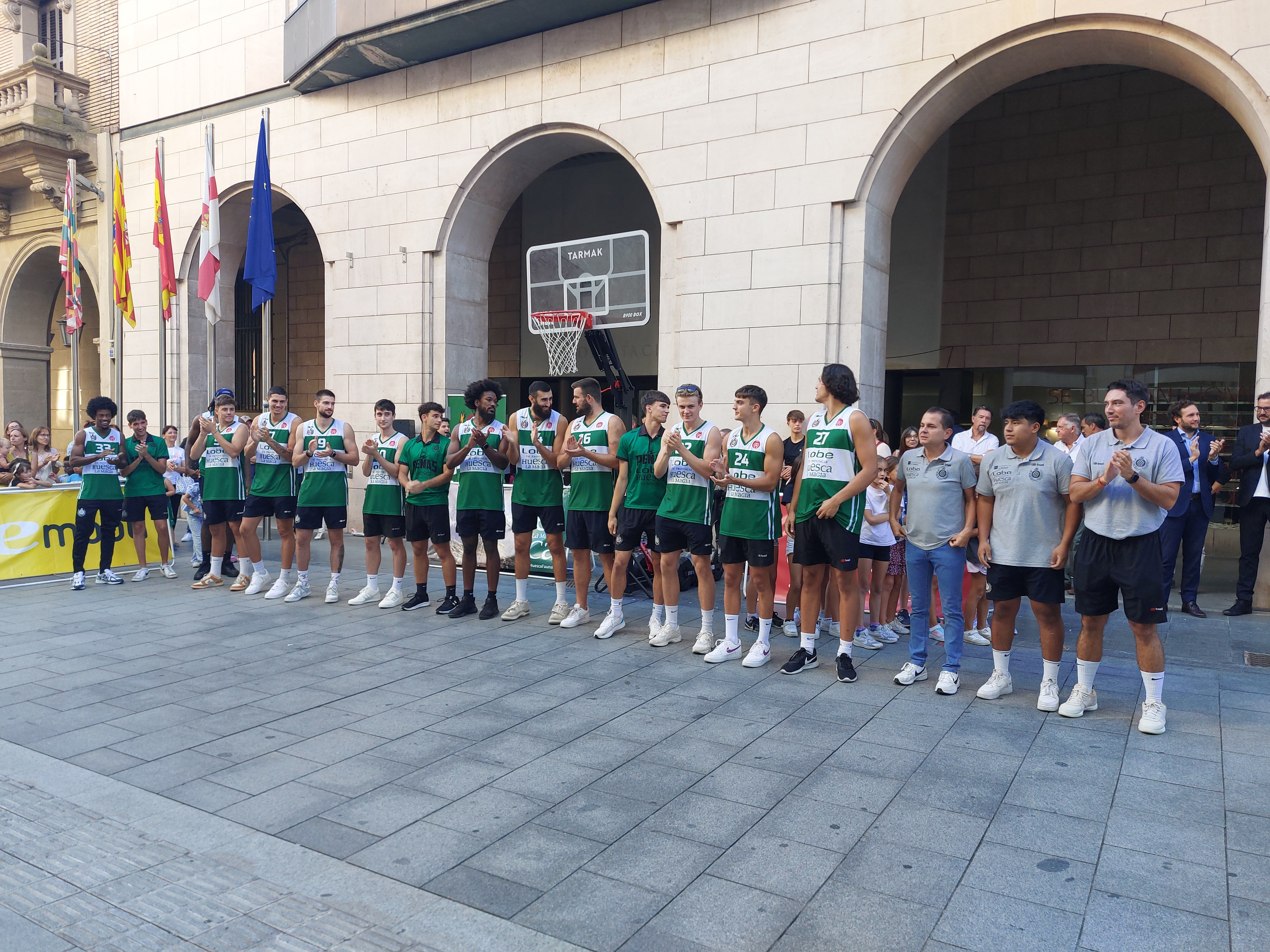 El CB Peñas presentó la oficialmente al equipo para esta temporada