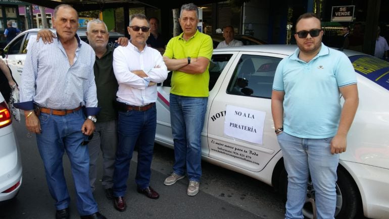 Taxistas de Puertollano contra la piratería