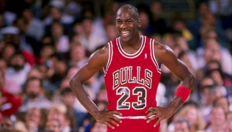 El exjugador de los Bulls Michael Jordan.