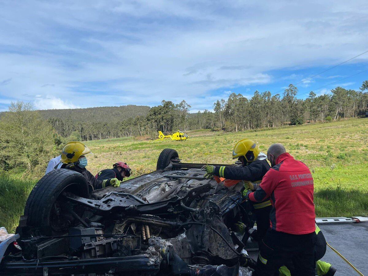 Accidente en Ponteceso