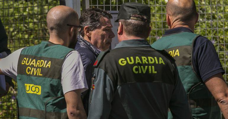 Ignacio González durante su detención