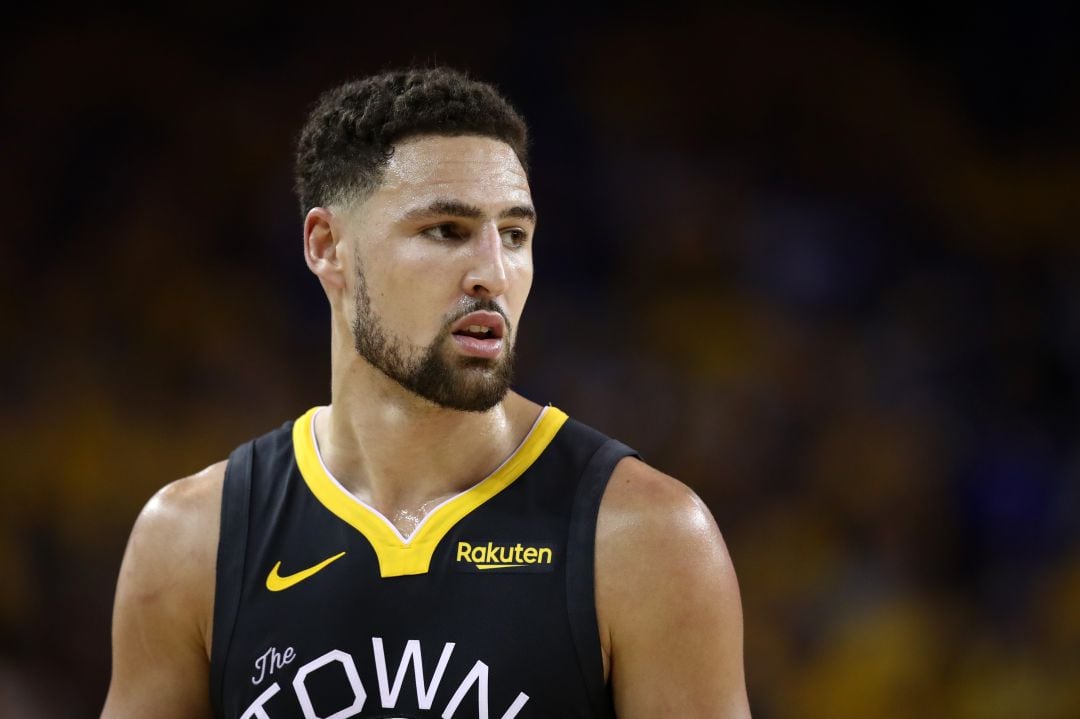 Klay Thompson, en un partido con Golden State Warriors