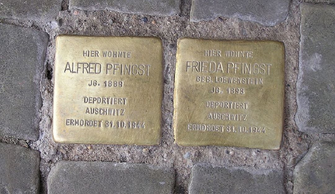 Adoquines tipo Stolperstein