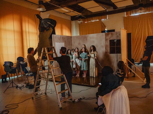 Montaje de uno de los trabajos de la fotógrafa Rocío García-Pérez.