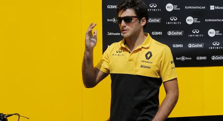 El piloto español de la escudería Renault Carlos Sainz.