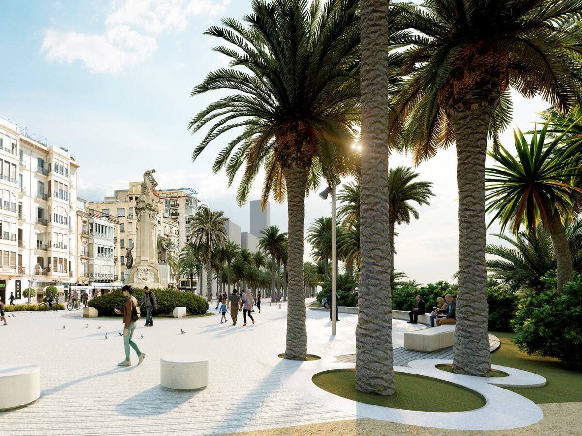 Alicante podría perder un millón de euros si no acuerda con Europa los cambios que plantea en Mártires de la Libertad