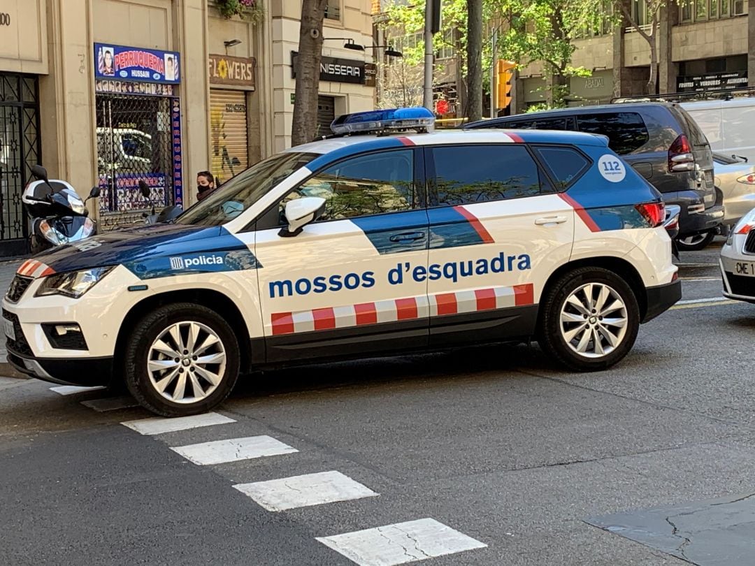 Un coche patrulla de los Mossos d&#039;Esquadra