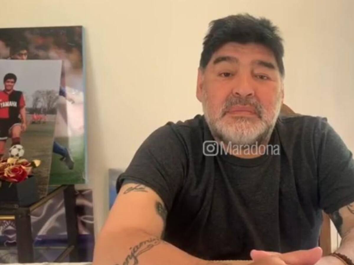Maradona responde a su hija: "No me estoy muriendo, estoy muy sano"