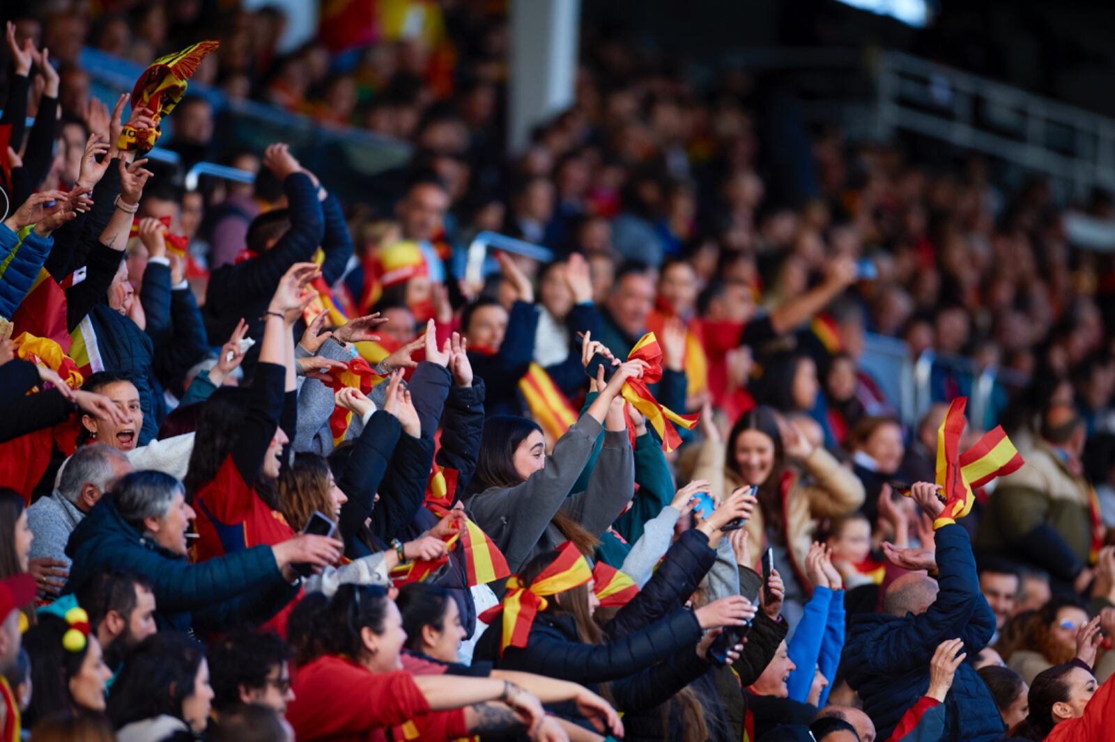 Afición en El Plantío. Foto RFEF