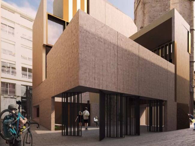 Recreación de la parte trasera