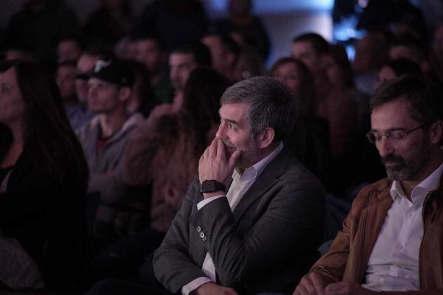 Fernando Clavijo con Pedro San Ginés, candidato a la Presidencia del Cabildo de Lanzarote.