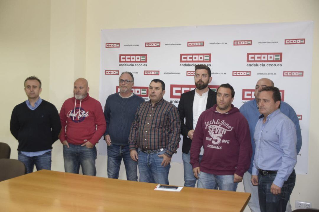 Última rueda de prensa de CCOO sobre Aeroepoxi.