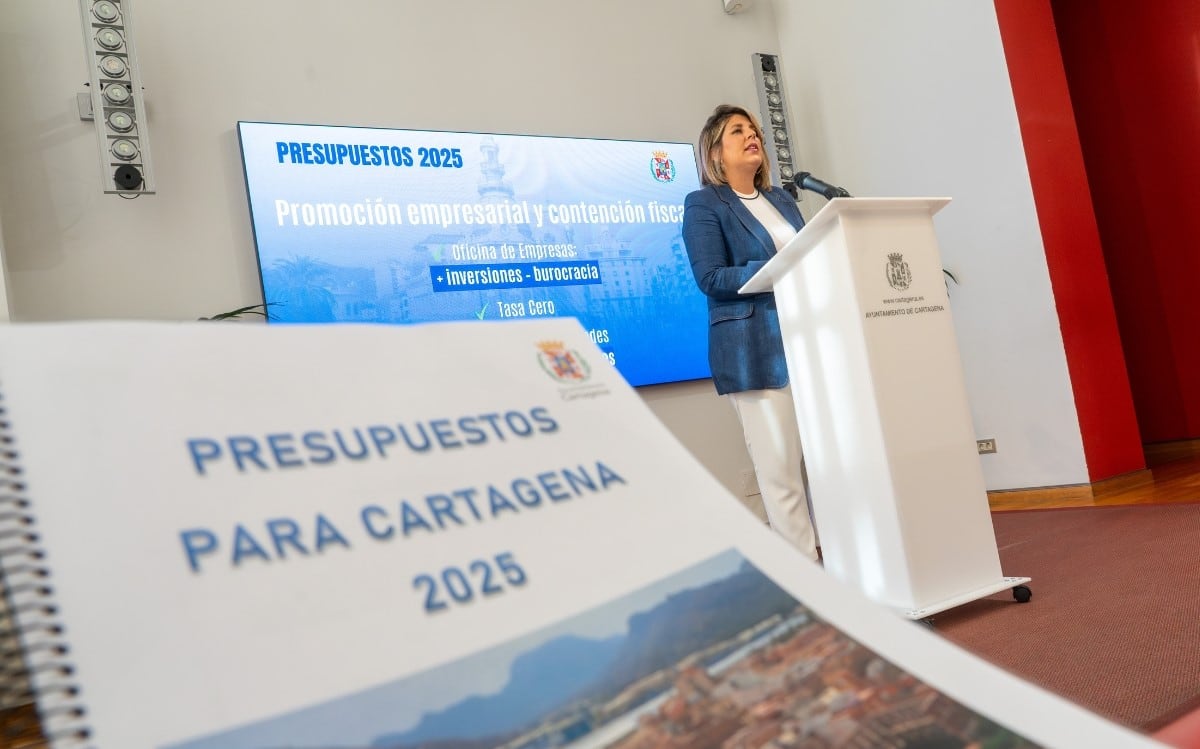 Presentación de los presupuestos del Ayuntamiento de Cartagena