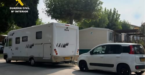 Vehículos incautados por la Guardia Civil