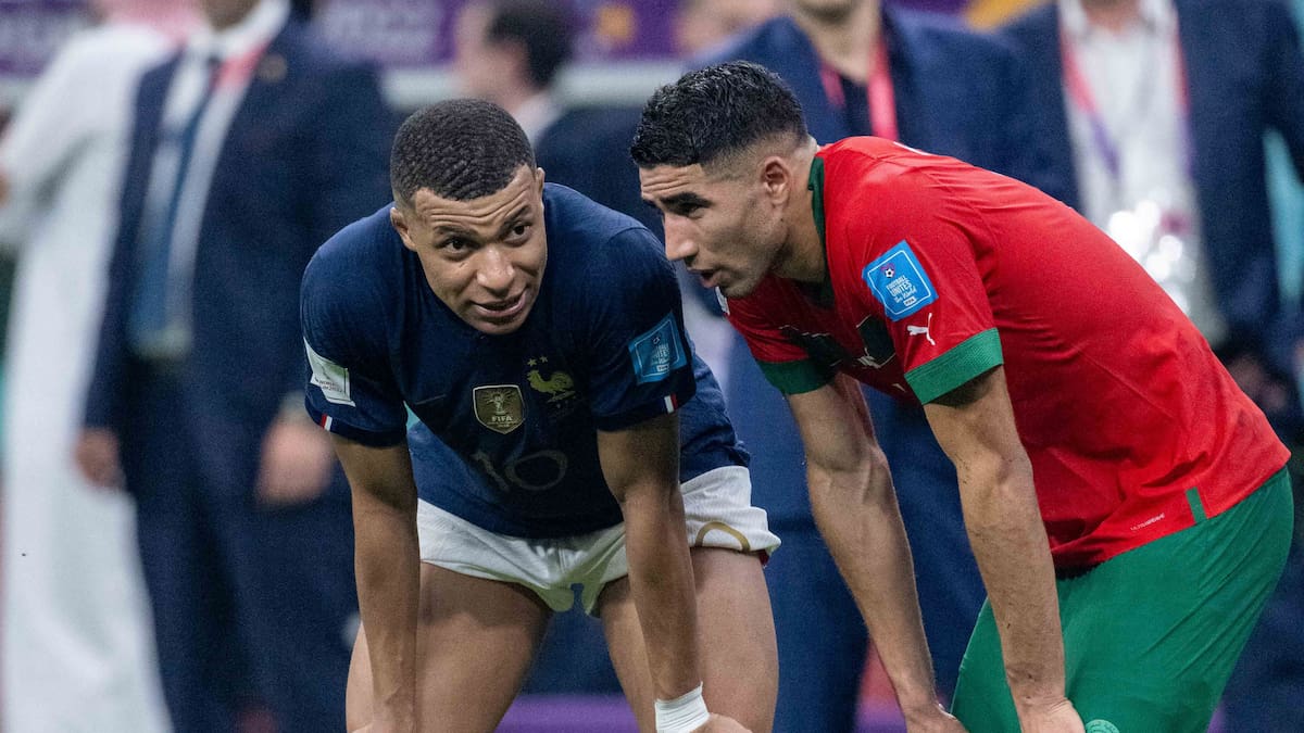 Mbappé y una visita fugaz a la Selección de Marruecos