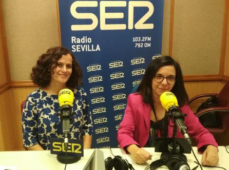 Verónica Durán y Nuria Lupiáñez, directoras de la Feria del Libro de Sevilla