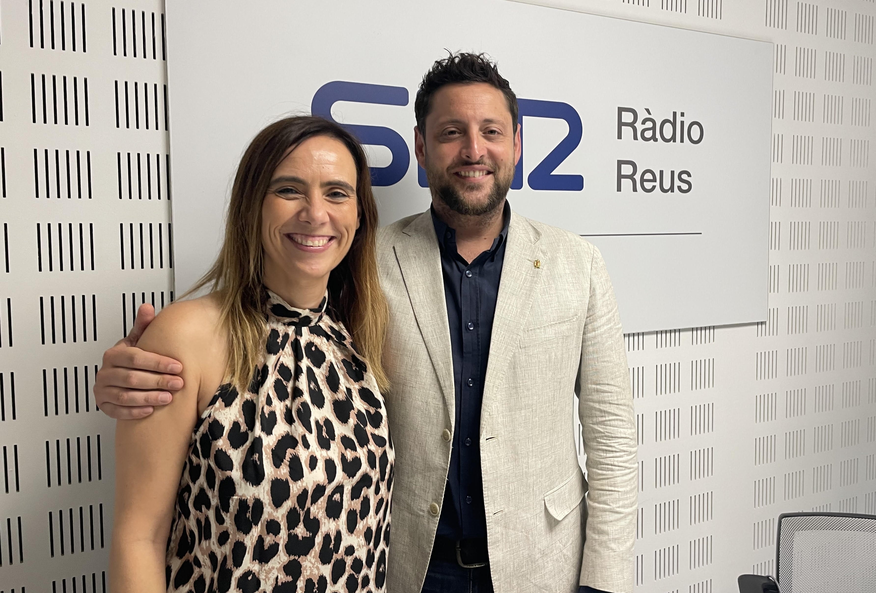 L&#039;alcalde de Tarragona, Rubén Viñuales, i l&#039;alcaldessa de Reus, Sandra Guaita, als estudis de SER Tarragona-Ràdio Reus